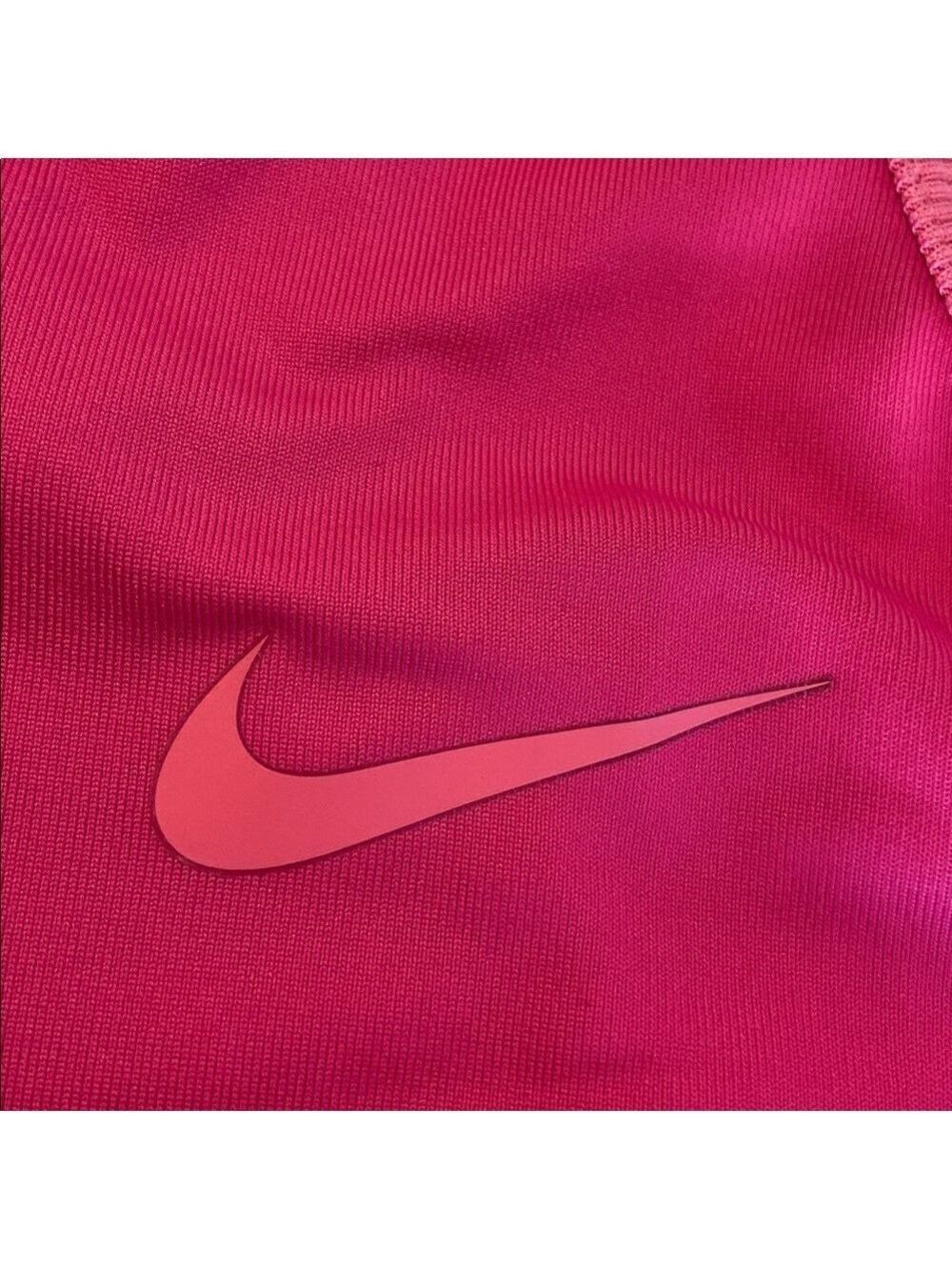 Nike Women's Vivid Pink Dri-Fit Athletic V-Neck Tank Top Size Medium - Picture 3 of 6